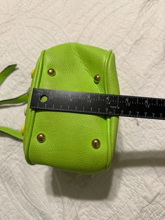 Retro colorful Crossbody Bag with Multicolor Studs - Picture 5 of 9